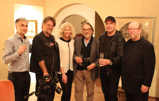 Pierre Filmon, Nancy Allen, Vilmos Zsigmond, John Travolta - Janvier 2015 - Photo Williams
