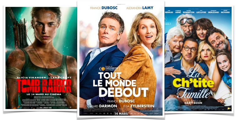 Box Office France : Tout le monde debout surprend au sommet ; Tomb Raider  sur les marches | CineChronicle